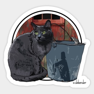 Barn Cat Sticker